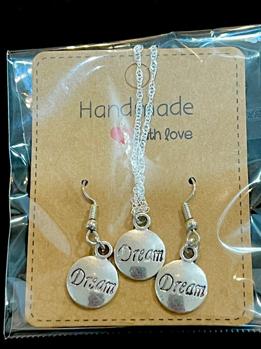 Dream earrings and necklace set